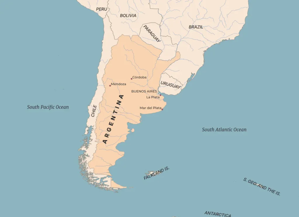 Argentina-map